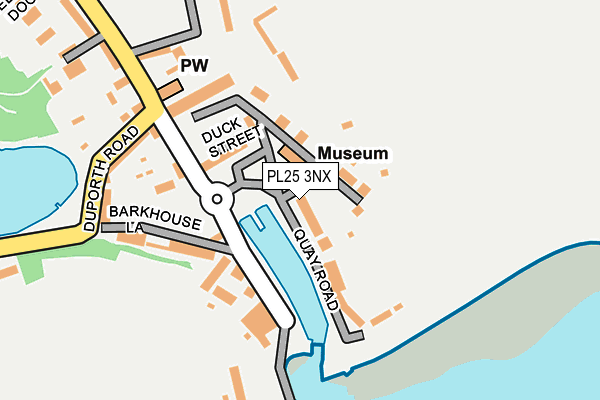 PL25 3NX map - OS OpenMap – Local (Ordnance Survey)