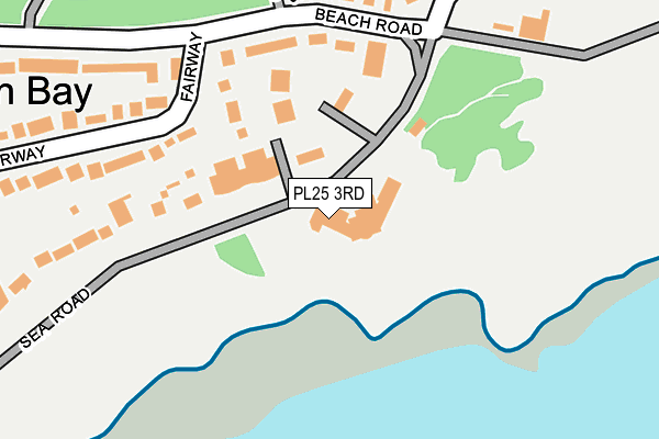 PL25 3RD map - OS OpenMap – Local (Ordnance Survey)