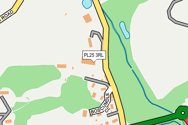PL25 3RL map - OS OpenMap – Local (Ordnance Survey)
