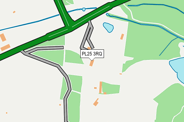 PL25 3RQ map - OS OpenMap – Local (Ordnance Survey)
