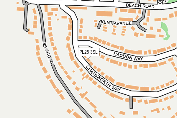 PL25 3SL map - OS OpenMap – Local (Ordnance Survey)