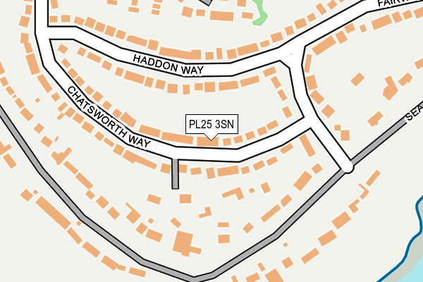 PL25 3SN map - OS OpenMap – Local (Ordnance Survey)