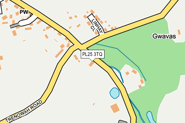 PL25 3TQ map - OS OpenMap – Local (Ordnance Survey)