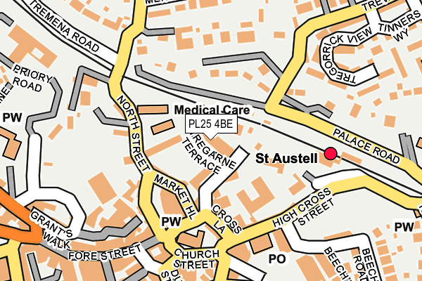 Map of GLOWEASY LIMITED at local scale