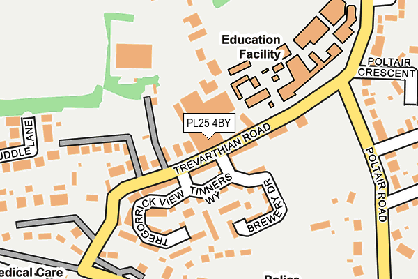 Map of WALTER HICKS LIMITED at local scale