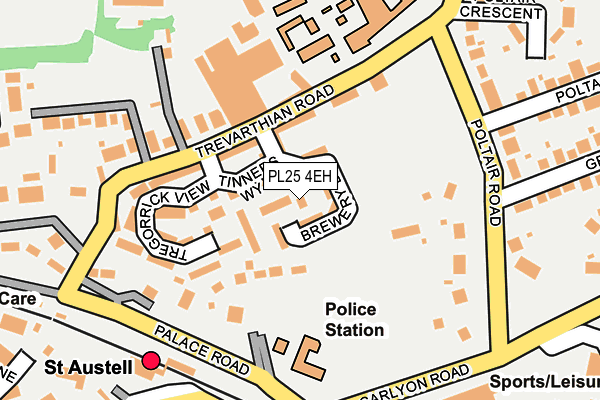 PL25 4EH map - OS OpenMap – Local (Ordnance Survey)