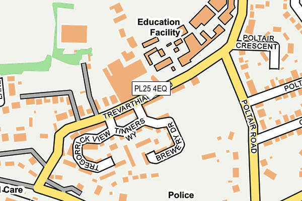 PL25 4EQ map - OS OpenMap – Local (Ordnance Survey)