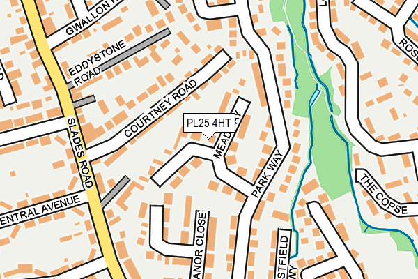 PL25 4HT map - OS OpenMap – Local (Ordnance Survey)