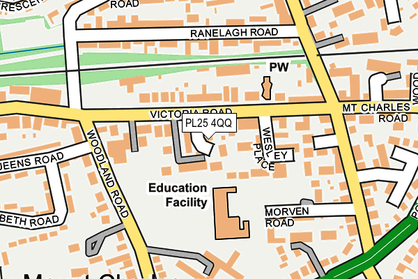 PL25 4QQ map - OS OpenMap – Local (Ordnance Survey)