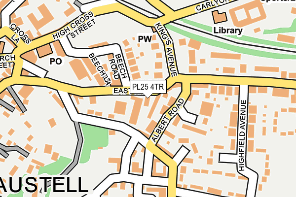 Map of CORNWALL PROPERTY MANAGEMENT LIMITED at local scale