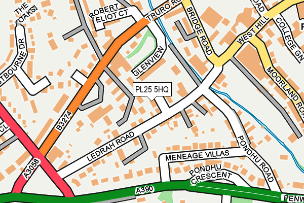 PL25 5HQ map - OS OpenMap – Local (Ordnance Survey)