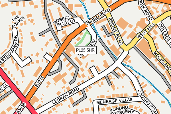 PL25 5HR map - OS OpenMap – Local (Ordnance Survey)