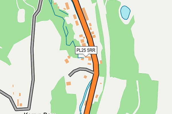 PL25 5RR map - OS OpenMap – Local (Ordnance Survey)