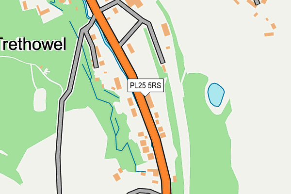 PL25 5RS map - OS OpenMap – Local (Ordnance Survey)