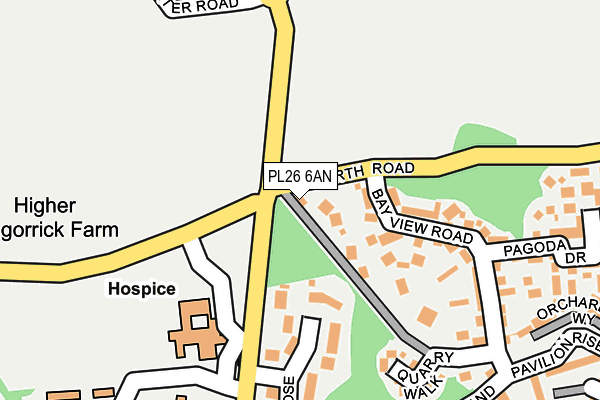 PL26 6AN map - OS OpenMap – Local (Ordnance Survey)