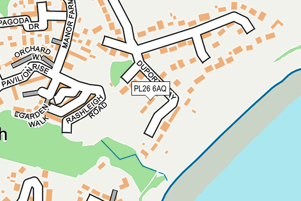 PL26 6AQ map - OS OpenMap – Local (Ordnance Survey)