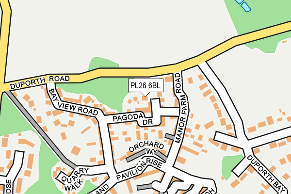 PL26 6BL map - OS OpenMap – Local (Ordnance Survey)