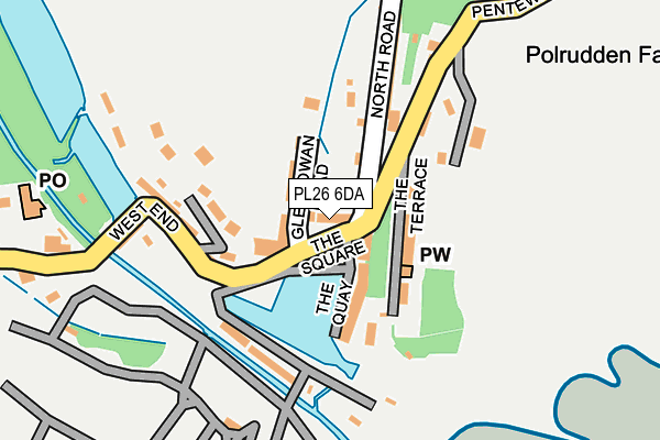 PL26 6DA map - OS OpenMap – Local (Ordnance Survey)