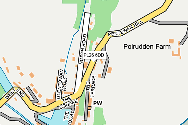PL26 6DD map - OS OpenMap – Local (Ordnance Survey)