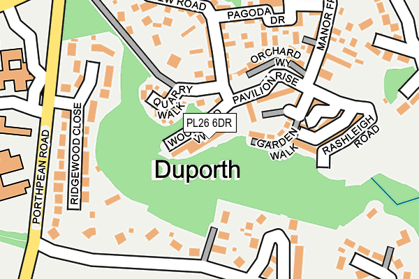 PL26 6DR map - OS OpenMap – Local (Ordnance Survey)