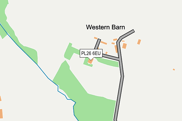 PL26 6EU map - OS OpenMap – Local (Ordnance Survey)