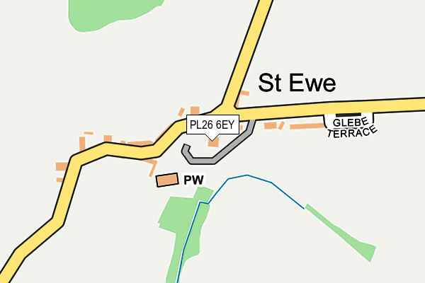 PL26 6EY map - OS OpenMap – Local (Ordnance Survey)