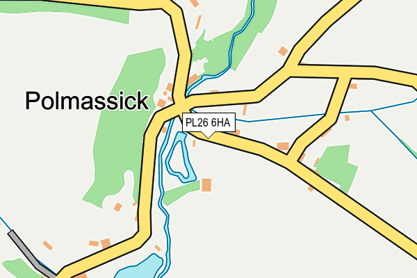 PL26 6HA map - OS OpenMap – Local (Ordnance Survey)