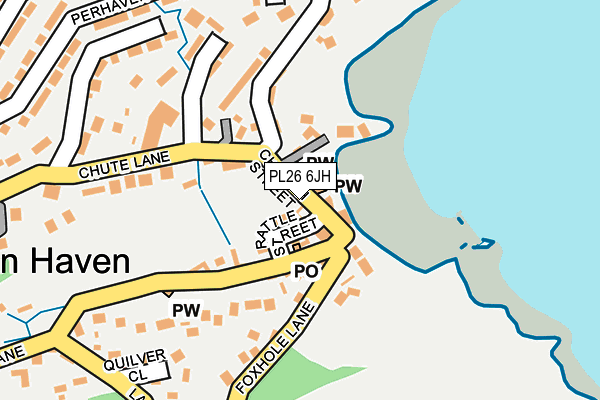 PL26 6JH map - OS OpenMap – Local (Ordnance Survey)