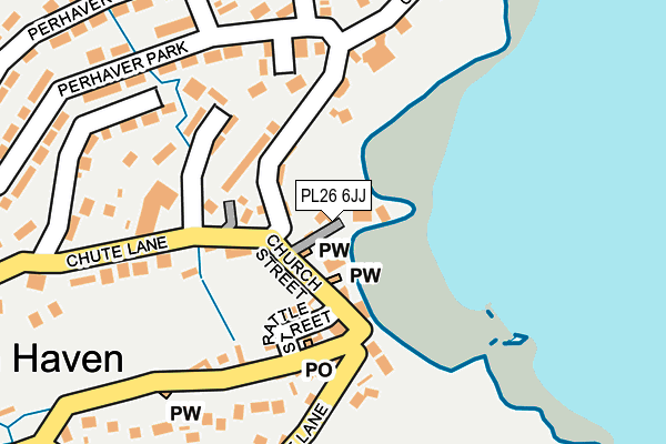 PL26 6JJ map - OS OpenMap – Local (Ordnance Survey)