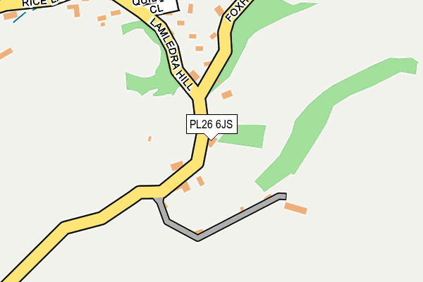 PL26 6JS map - OS OpenMap – Local (Ordnance Survey)