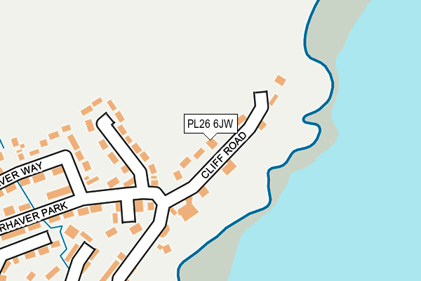 PL26 6JW map - OS OpenMap – Local (Ordnance Survey)