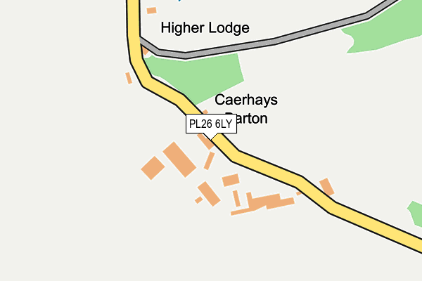 PL26 6LY map - OS OpenMap – Local (Ordnance Survey)