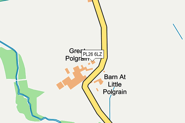 PL26 6LZ map - OS OpenMap – Local (Ordnance Survey)