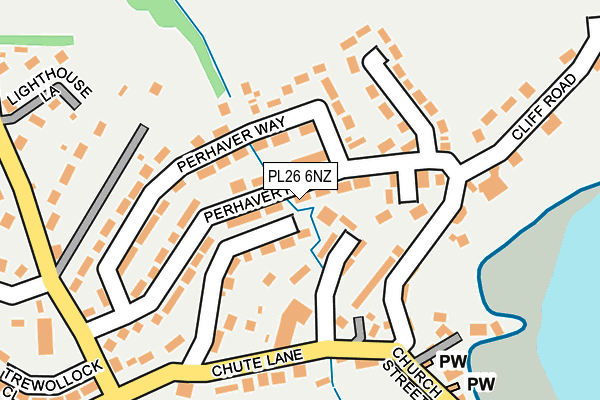 PL26 6NZ map - OS OpenMap – Local (Ordnance Survey)