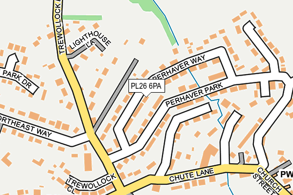 PL26 6PA map - OS OpenMap – Local (Ordnance Survey)