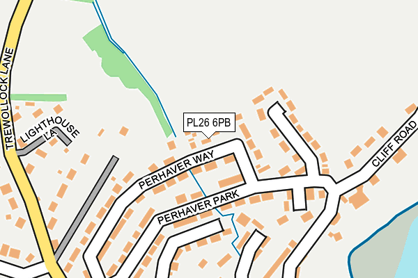 PL26 6PB map - OS OpenMap – Local (Ordnance Survey)