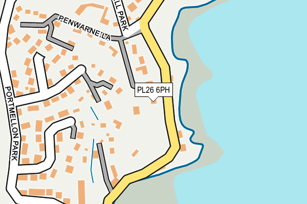 PL26 6PH map - OS OpenMap – Local (Ordnance Survey)