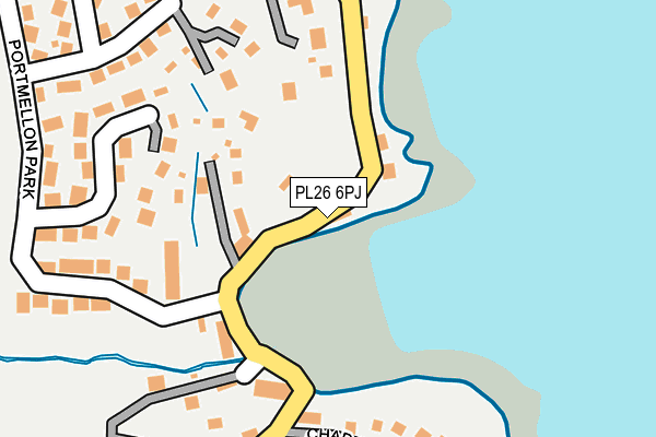 PL26 6PJ map - OS OpenMap – Local (Ordnance Survey)