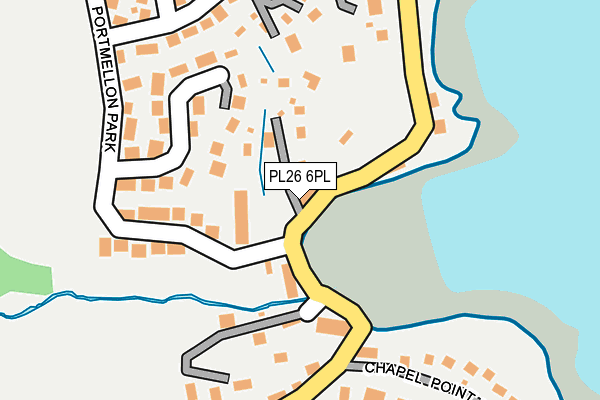PL26 6PL map - OS OpenMap – Local (Ordnance Survey)