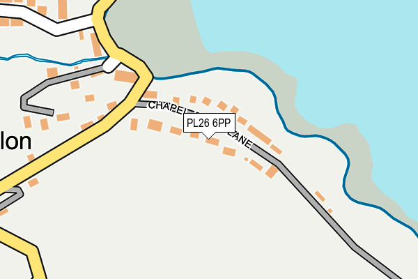 PL26 6PP map - OS OpenMap – Local (Ordnance Survey)