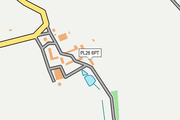 PL26 6PT map - OS OpenMap – Local (Ordnance Survey)