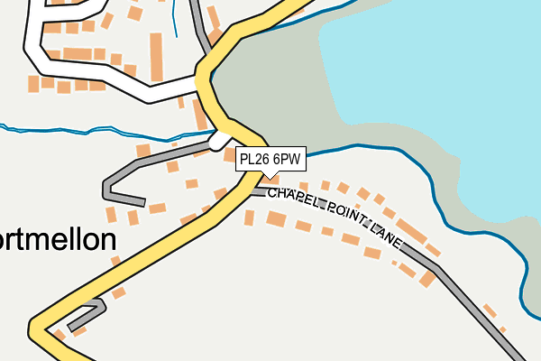 PL26 6PW map - OS OpenMap – Local (Ordnance Survey)