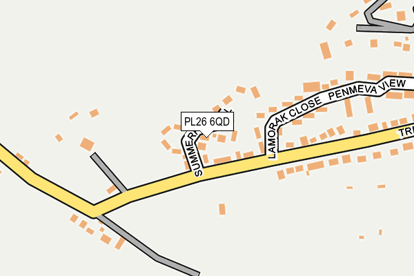 PL26 6QD map - OS OpenMap – Local (Ordnance Survey)