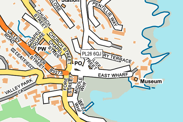 PL26 6QJ map - OS OpenMap – Local (Ordnance Survey)