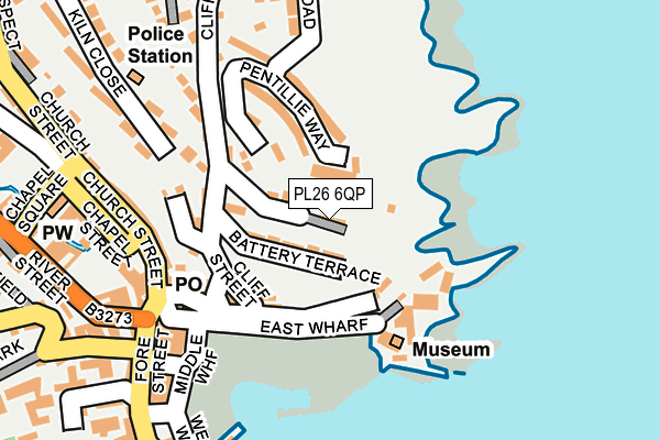 PL26 6QP map - OS OpenMap – Local (Ordnance Survey)