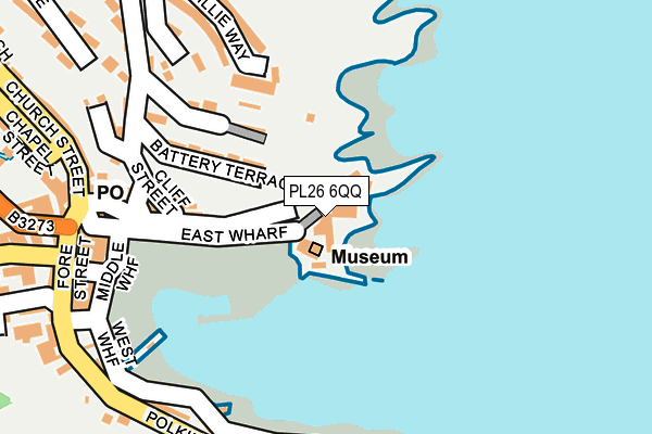 PL26 6QQ map - OS OpenMap – Local (Ordnance Survey)