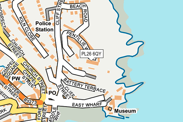 PL26 6QY map - OS OpenMap – Local (Ordnance Survey)