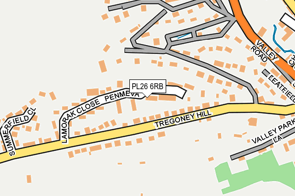 PL26 6RB map - OS OpenMap – Local (Ordnance Survey)