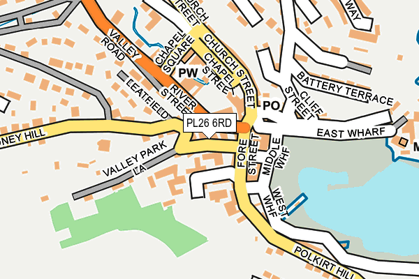 PL26 6RD map - OS OpenMap – Local (Ordnance Survey)