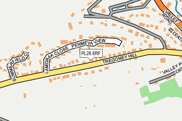 PL26 6RF map - OS OpenMap – Local (Ordnance Survey)